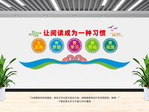 圖書館文化墻