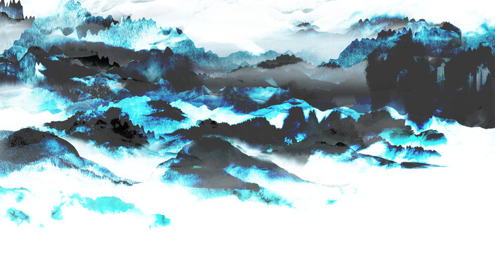 意境客廳山水