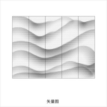 意境山水玻璃鏤空貼膜