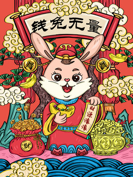 兔子插畫
