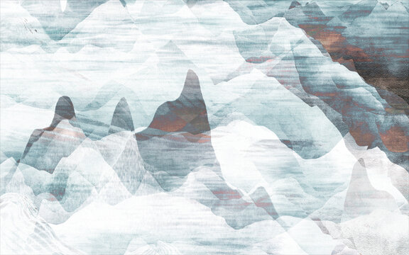 質(zhì)感國畫山水