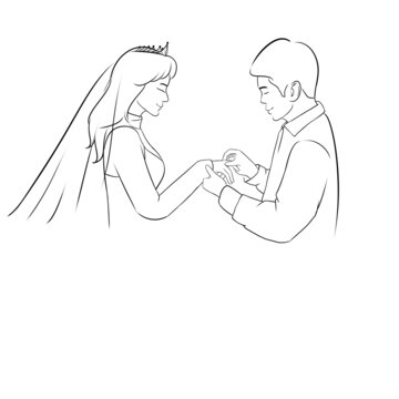 情侶結(jié)婚男女