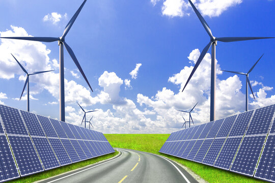 太阳能和风力发电让世界更美好