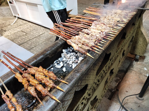 碳烤羊肉串