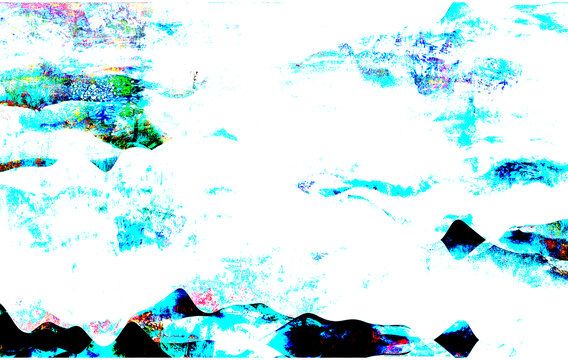 抽象山水