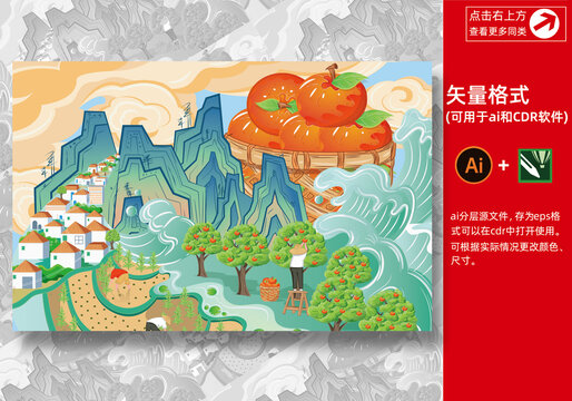 橙子沃柑水果包裝