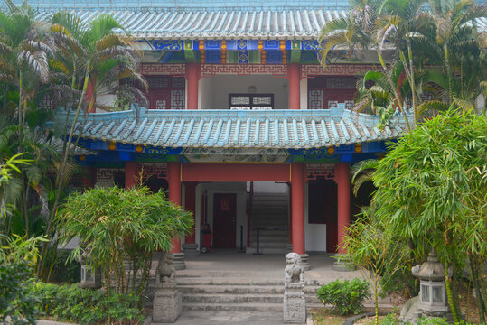 深圳赤湾天后庙传统中式建筑