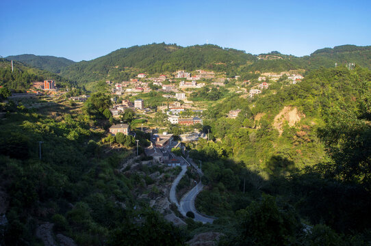 泉州乡村风光观山村景色