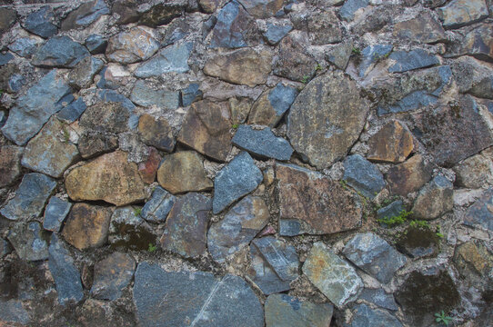 天然石岩石墙