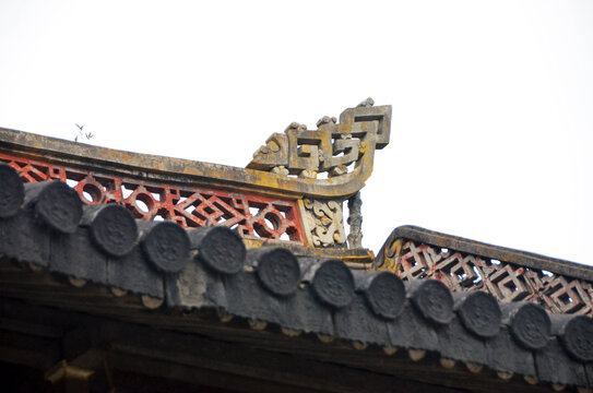佛教古建筑屋脊