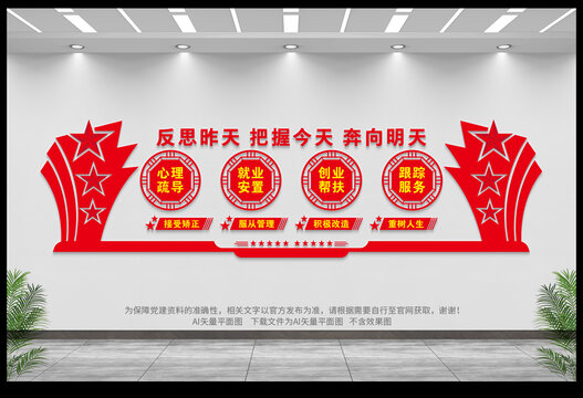 矯正室文化墻