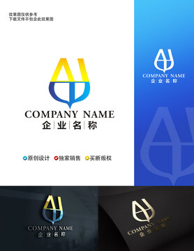 AL字母标志LA字母标志