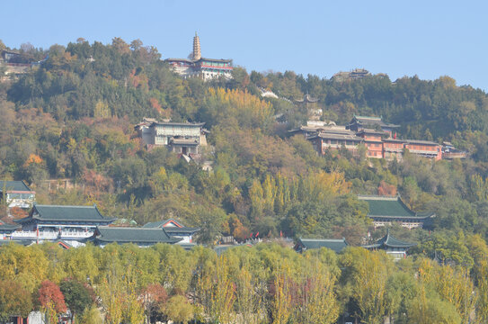 兰州白塔山