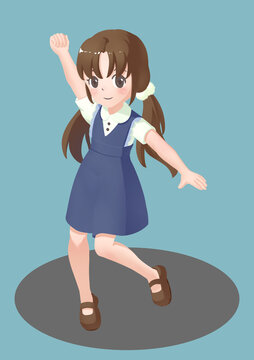 活潑小女孩