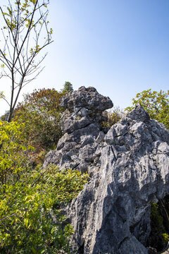 石头岩石石灰岩自然矿石