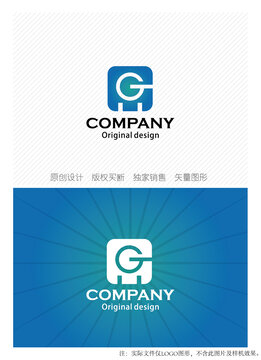 GM字母logo设计