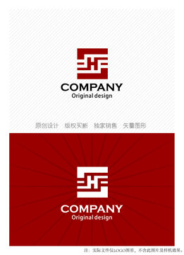 SH字母logo