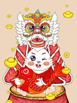 兔年醒獅