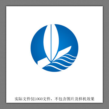 DL字母帆船LOGO设计