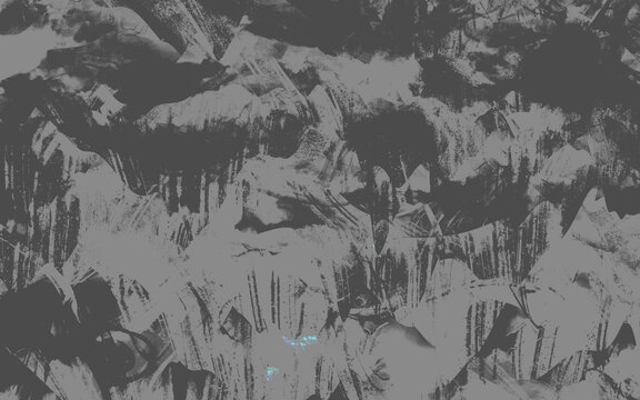 簡(jiǎn)約抽象客廳電視山水