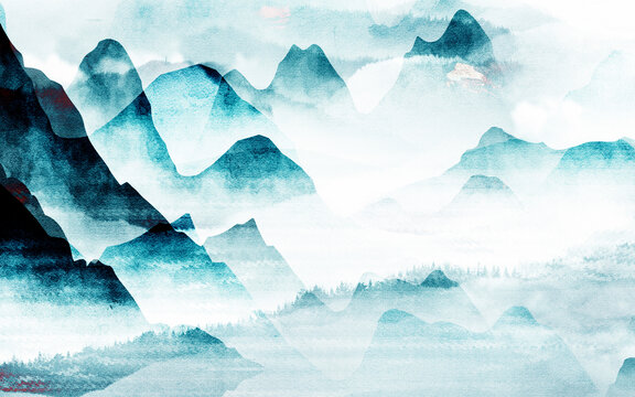 新中式大氣山水