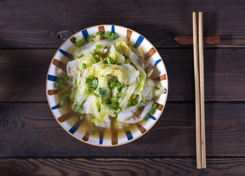 传统美食清炒娃娃菜