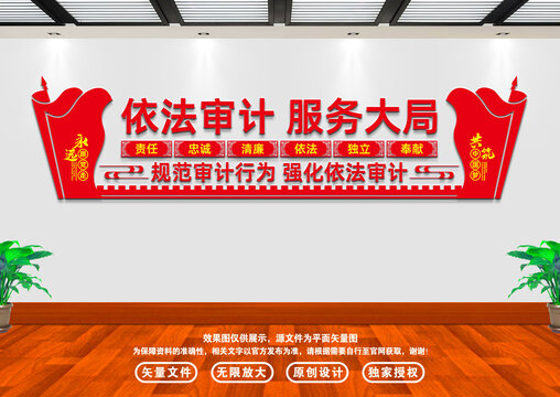 審計(jì)局文化墻