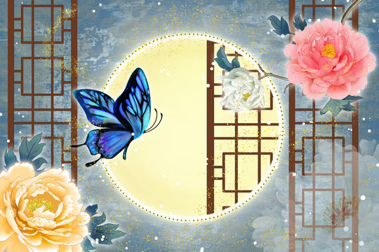 花開(kāi)富貴裝飾畫(huà)