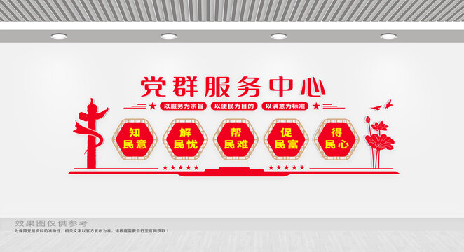黨群服務(wù)中心文化墻