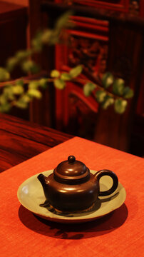 泡茶壶柴烧紫砂壶茶具