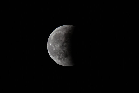 红月亮月食月夜月球嫦娥玉兔