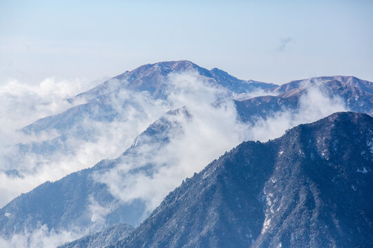 武功山金顶雪景