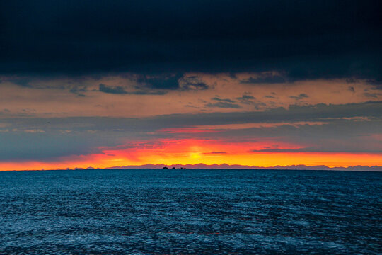 青海湖夕阳