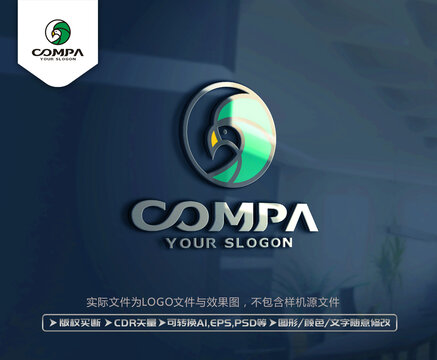 鸚鵡標志鸚鵡LOGO