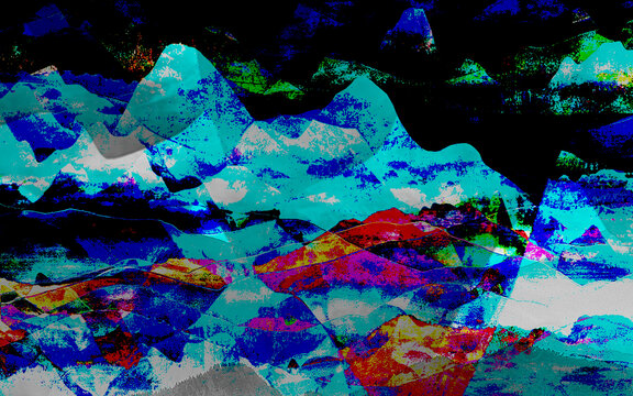 欧式彩色抽象纹理大理石