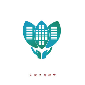 環(huán)保手造型背景