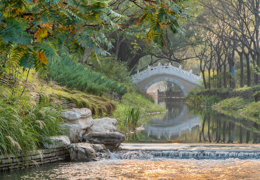 北京玉东公园的风景