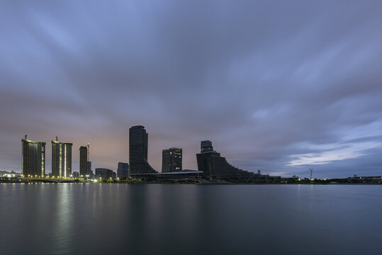 海沧湖晨曦