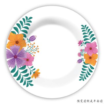 餐具花面