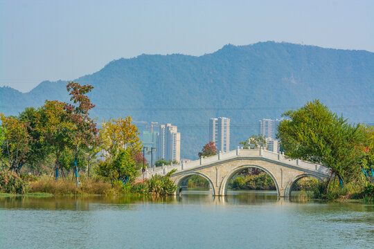 杭州富阳阳陂湖公园