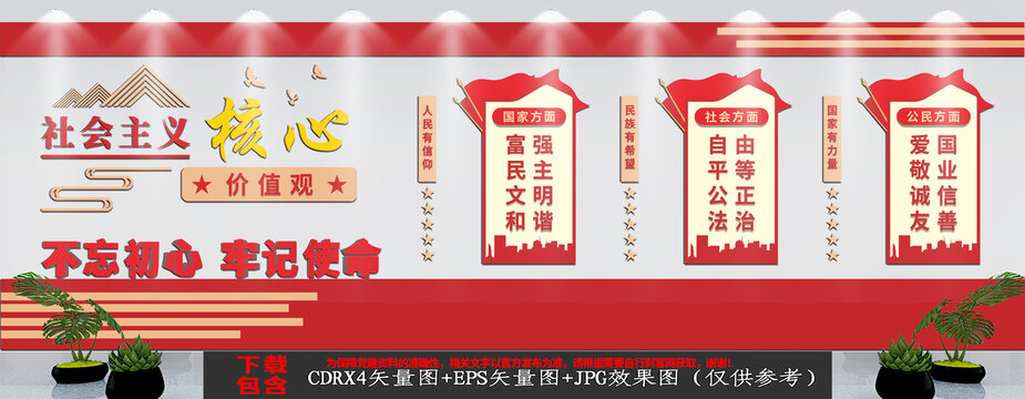 社會(huì)主義核心價(jià)值觀文化墻