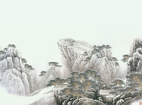 國畫山水