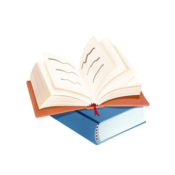 打開的書