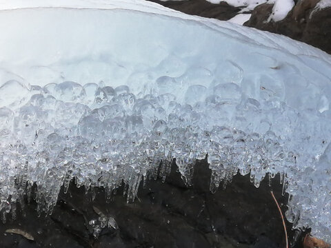 雪景冰瀑