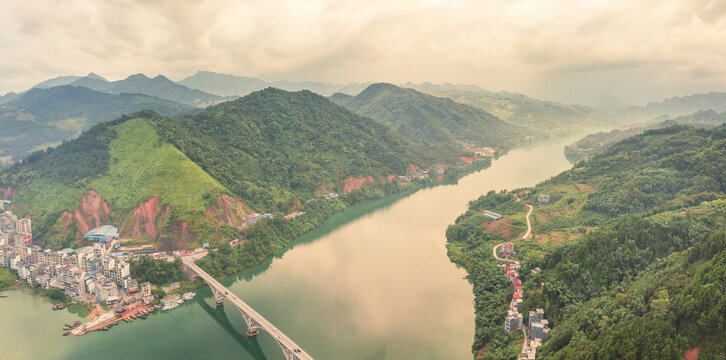 红水河东兰风光