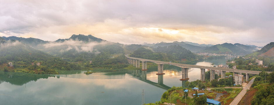 红水河东兰风光