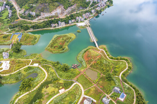 红水河东兰坡豪湖