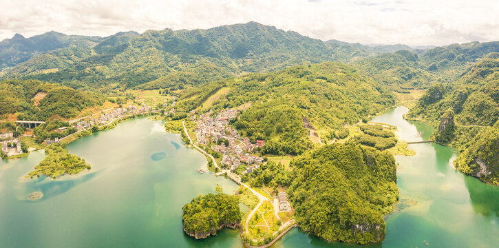 红水河东兰坡豪湖