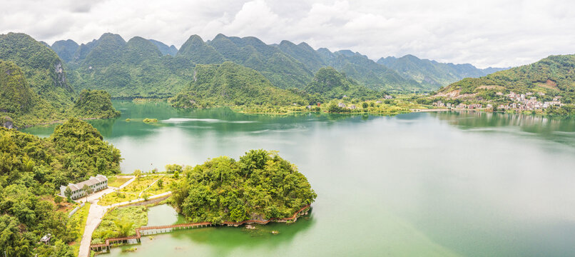 红水河东兰坡豪湖