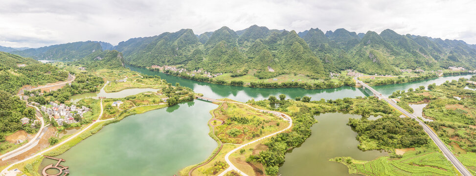 红水河东兰坡豪湖